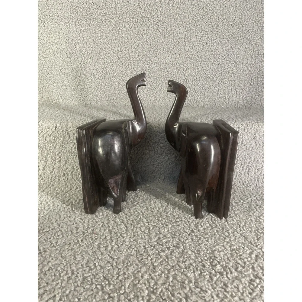 Wooden Ships vintage handcarved